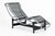 Cassina Lc4 Black Leather Chaise Lounge Chair by Le Corbusier 1981 For Sale - Image 14 of 18