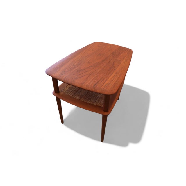 Mid-Century Danish Side Table in Teak by Peter Hvidt & Orla Mølgaard-Nielsen for France & Daverkosen, 1960s For Sale - Image 4 of 12