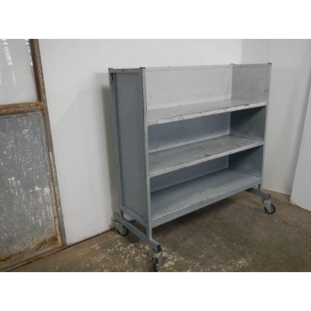 Industrial Gray Iron Trolley, 1960s For Sale - Image 3 of 13