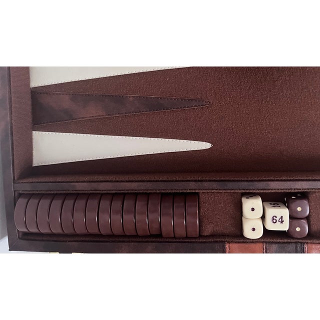 1970s Vintage 24" Backgammon Classic Portable Complete Set For Sale - Image 5 of 9
