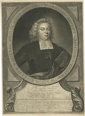 Portrait of Bernhard Sandyck, 1720, Paper