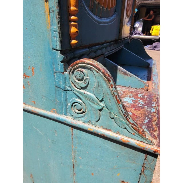 1970s Vintage Farmhouse Style Kitchen Cabinet For Sale - Image 14 of 18