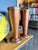 Antique Arts & Crafts Riveted Copper Trumpet Vases Pair Joseph Heinrichs Benedict Art Studio Attr. For Sale - Image 10 of 14