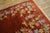 Ruby Red 1930s Ruby Red Floral Antique Chinese Art Deco Carpet 4'4" X 6'6" Knotted Wool Rug For Sale - Image 8 of 12