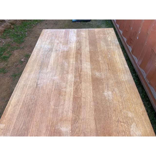 1970s 1970s Ansager Mobler Mid Century Modern Teak Expanding Table For Sale - Image 5 of 12