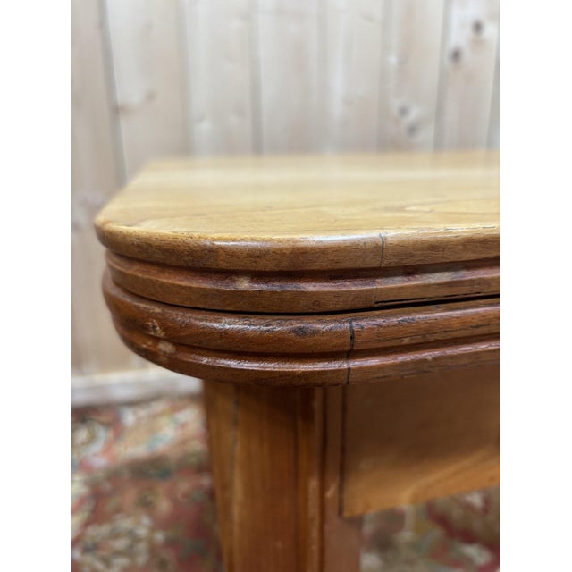 Modern Table with Extensions in Elm, 1950s-1960s For Sale - Image 3 of 10