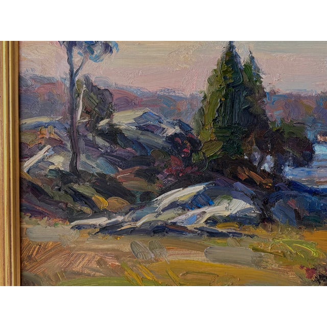 "Cohasett Inlet" Oil on Canvas Painting by John Kilroy For Sale - Image 4 of 8