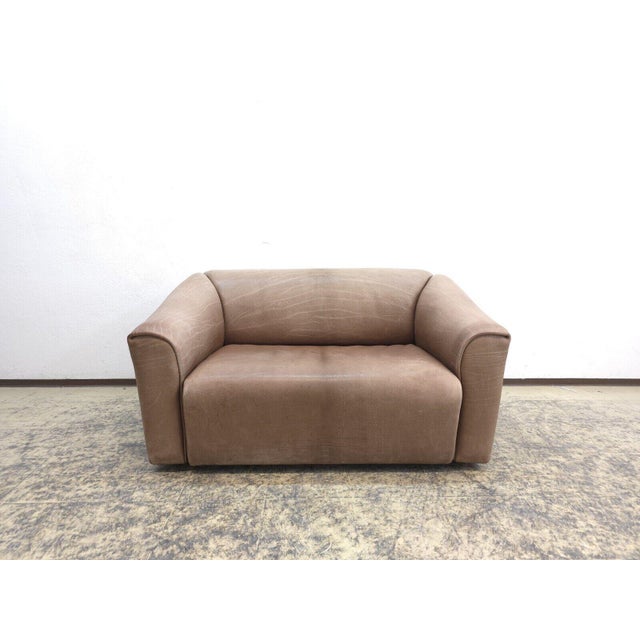 Set of DS 47 2-Seater Sofas in Brown Leather from de Sede For Sale - Image 10 of 15