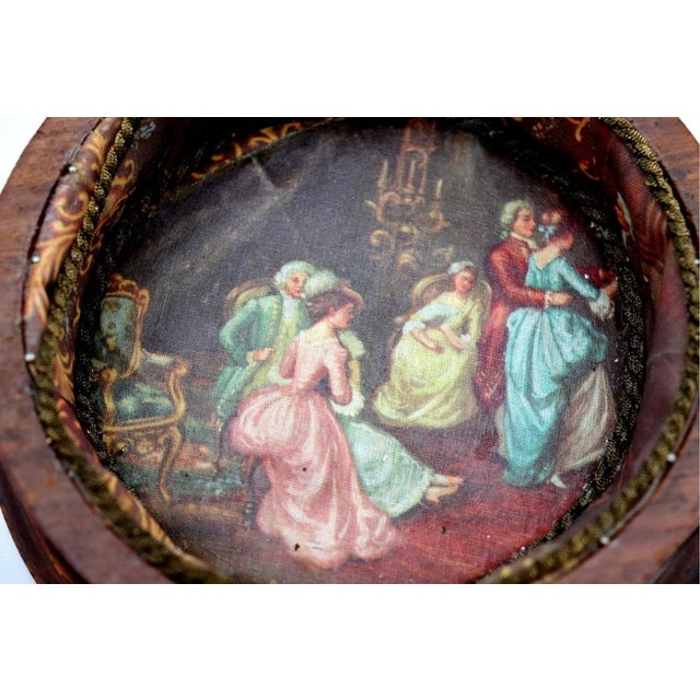 Silver Wooden Jewelry Box with Silver Applications For Sale - Image 8 of 10