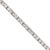 Modern 14k White Gold 7.37ct Round Diamond 4 Prongs Princess Chain Tennis Necklace For Sale - Image 3 of 8