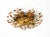 Large Italian Gilt Ceiling Lamp in Glass by Banci Firenze, 1960s For Sale - Image 4 of 18