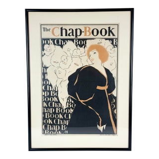 Frank Hazenplug 1896 Original Chap Book Lithographic Poster For Sale
