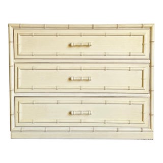Regency Chic “Aloha” Chest of Drawers by Dixie - 3 Drawers For Sale