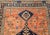 Antique Malayer Tribal Gallery Rug, Hand-Knotted Wool, Geometric Pattern, 5x13, Terracotta & Navy For Sale - Image 4 of 18