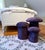 2020s A Trio of Purple Custom Mushroom Footstools For Sale - Image 5 of 17