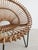 French Rattan Armchair, 1960s For Sale - Image 5 of 8