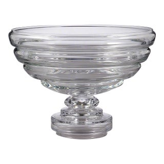 Large Blown Glass Centerpiece Bowl by Global Views Made in Portugal For Sale