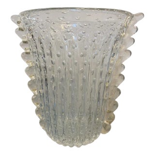 Handmade Multicolors Murano Glass Vase from Simoeng For Sale