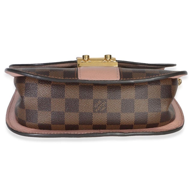 2010s Magnolia Damier Ebene Cuir Taurillon Wight Chain Bag For Sale - Image 5 of 9