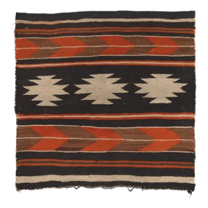 Antique Chinle Navajo-Style Kilim Rug - 01'11 X 01'11
