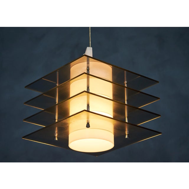 Vintage Space Age Danish Pendant Lamp, 1970s For Sale - Image 4 of 9