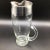 1960s Dorothy Thorpe Martini Pitcher With 4 Roly Poly Glasses Muddle Spoon and Glass Stir Stick - Set of 7 For Sale - Image 5 of 12