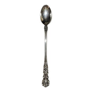 1920s Gorham Buttercup Sterling Silver Iced Tea Spoon - 8 Available For Sale