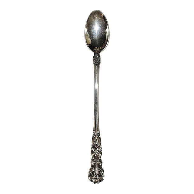 1920s Gorham Buttercup Sterling Silver Iced Tea Spoon - 8 Available For Sale