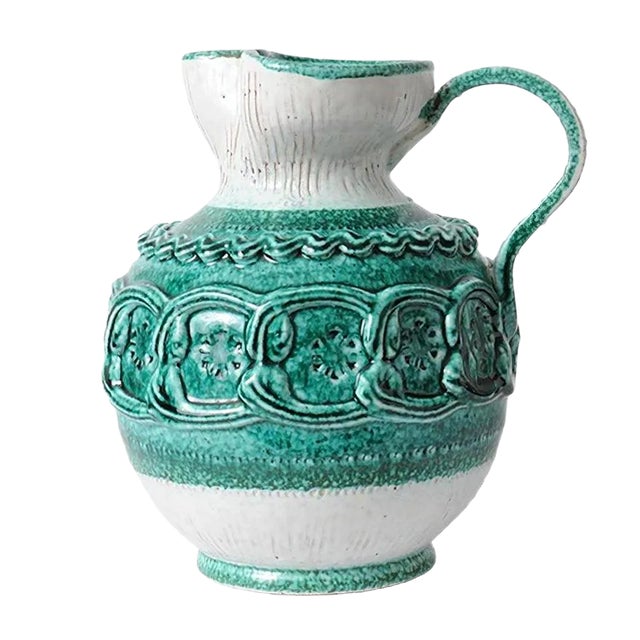Vintage Italian Ceramic Pitcher from Bitossi, 1970s For Sale