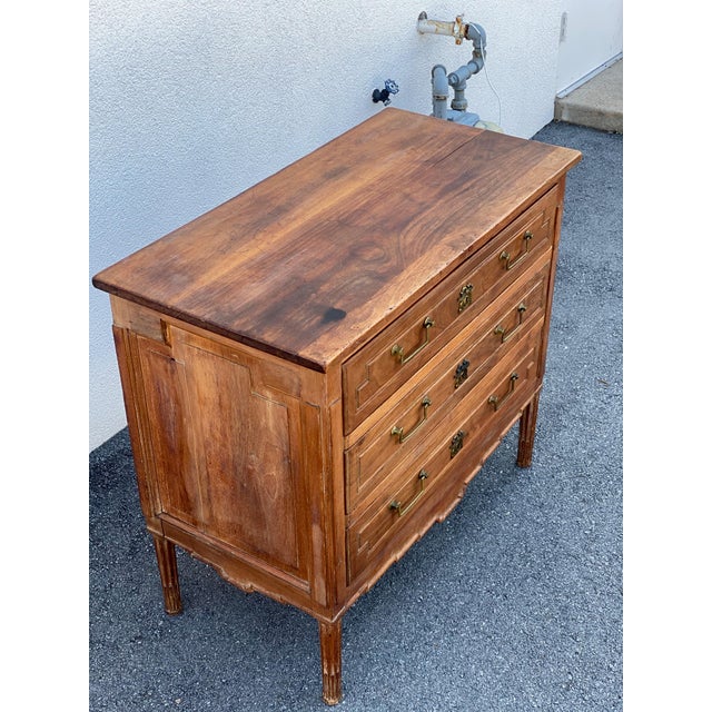 Mid 20th Century Mid 20th Century Vintage Wooden Chest For Sale - Image 5 of 8