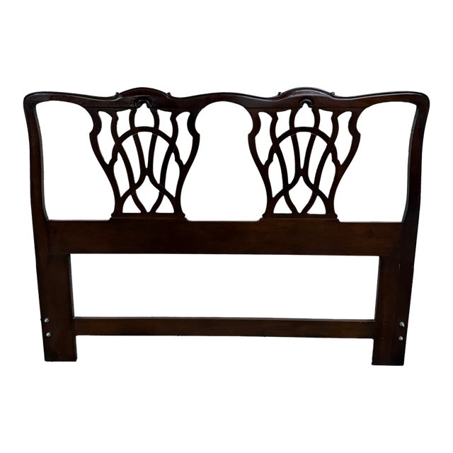 Vintage Queen Size Drexel Heritage 18th Century Classics Headboard For Sale