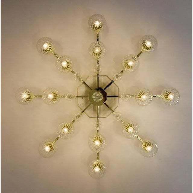 Not Yet Made - Made To Order 21st Century Modern Murano Flush Mount by Fabio LTD For Sale - Image 5 of 10