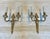 French Set of four Louis XVI style bronze wall sconces For Sale - Image 3 of 12