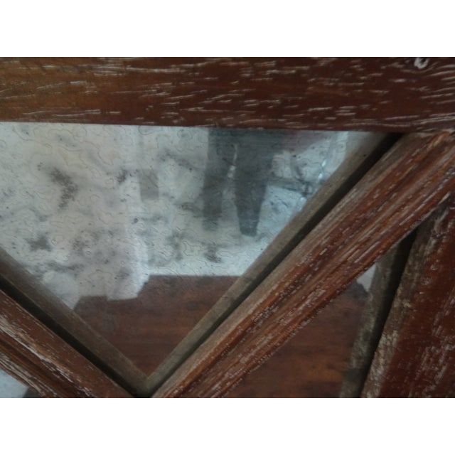 Wood Antiqued Mirrored Cabinet by Noir For Sale - Image 7 of 8