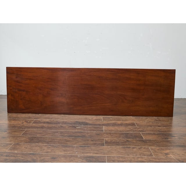 English Neoclassical Style 19th Century Mahogany Console Table with Carved Swags For Sale - Image 11 of 11