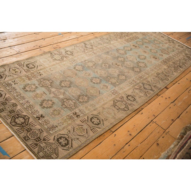 Textile Vintage Fine Distressed Hamadan Rug Runner - 3'7" x 9'6" For Sale - Image 7 of 11