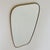 Black Mid-Century German Asymmetric Brass Wall Mirror, 1960s For Sale - Image 8 of 11