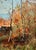 L. Berthet, Autumn Park, Oil on Canvas For Sale - Image 10 of 17