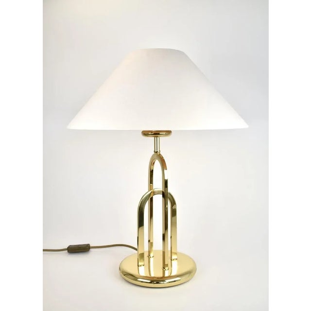 Vintage Brass Regency Table Light, 1970s For Sale - Image 5 of 12