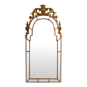 Queen Anne Regency Style Gilded Mirror by Mirror Fair