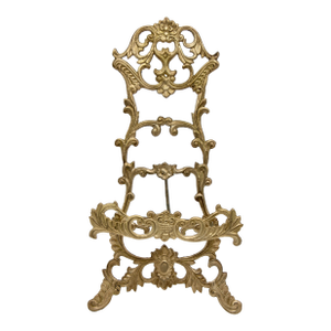 1930s Art Nouveau Brass Easel
