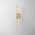 Traditional Hudson Valley Lighting Alburgh 6.75 in. 1 Light Wall Sconce in Vintage Gold Leaf Finish For Sale - Image 3 of 8