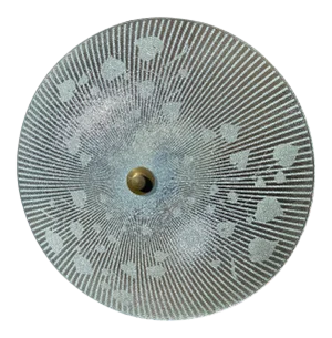 Mid 20th Century Frosted Glass Leaf Ceiling Light Shade