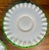 Mid 20th Century Fenton Emerald Crest Milk Glass Saucer Plates - Set of 4 For Sale In Orlando - Image 6 of 9
