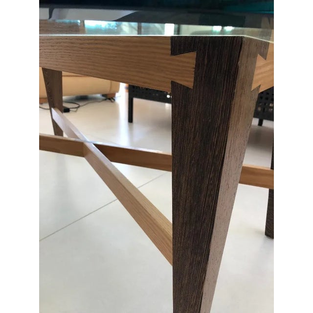 Vintage Nick Berman Dovetail Coffee Table For Sale - Image 4 of 6