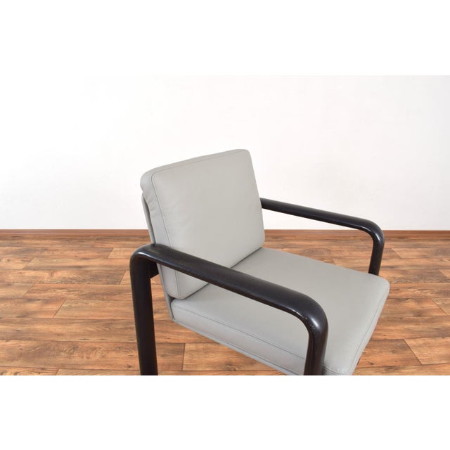 Mid-Century Leather Armchairs by Burkhard Vogtherr for Rosenthal, 1970s, Set of 2 For Sale - Image 12 of 18