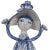 Bjørn Wiinblad blue Ceramic figurine model "fall" from the series The Seasons. The figure is in good condition without...