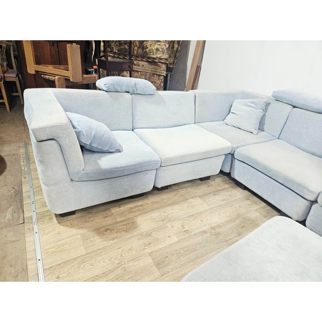 Modular Corner Sofa from Rolf Benz, 1970s, Set of 9 For Sale - Image 3 of 18