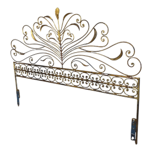 1950's Hollywood Regency Italian King Headboard
