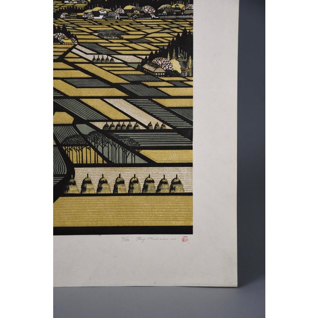 1990s Ray Morimura, Gassan, 1998, Woodblock For Sale - Image 5 of 16